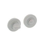Intersteel rozet toilet-/badkamersluiting rond wit vooraanzicht