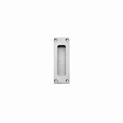 Intersteel schuifdeurkom rechthoek 120x40mm met schroefgaten vooraanzicht