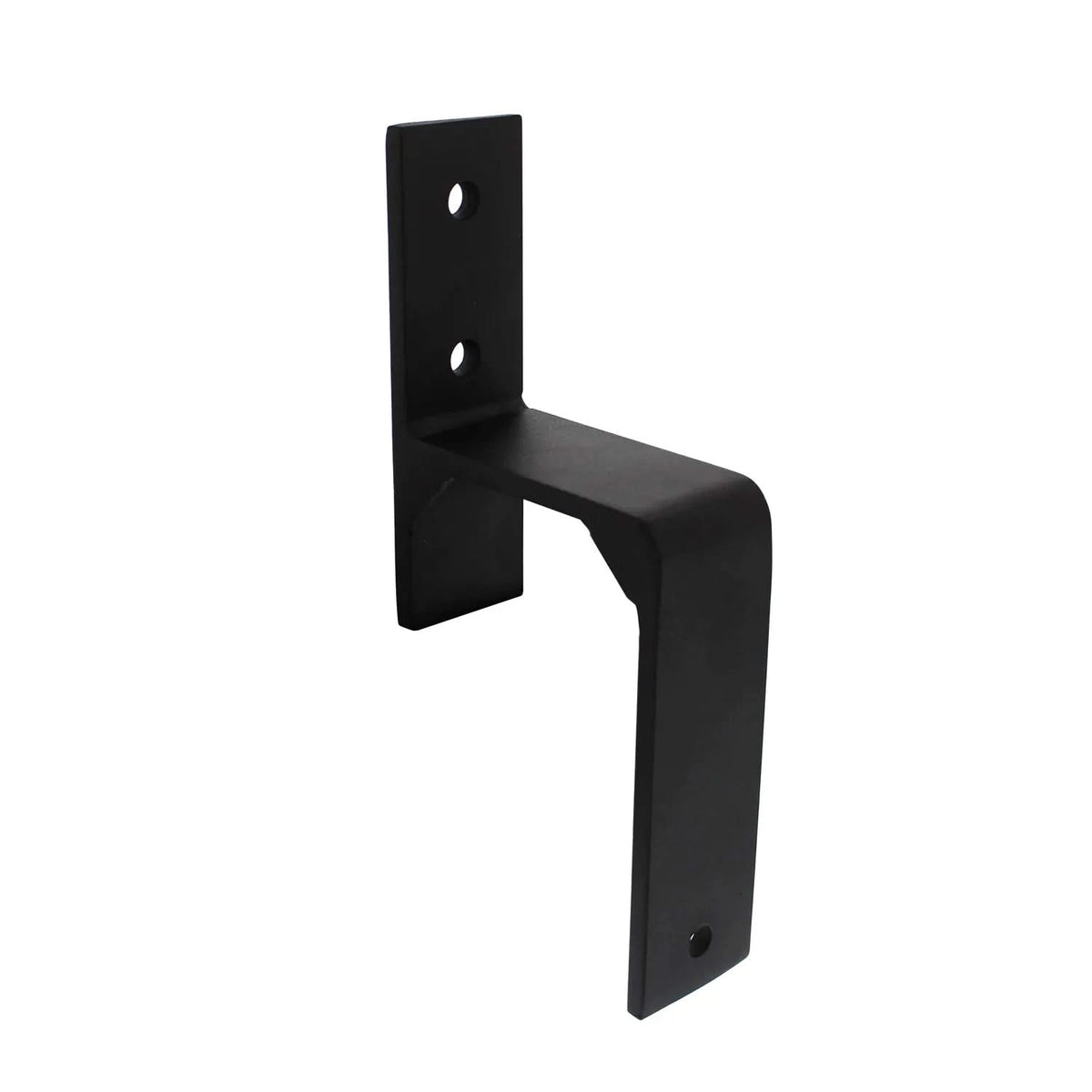 Intersteel set van 5 wandsteunen dubbele schuifdeuren mat zwart vooraanzicht