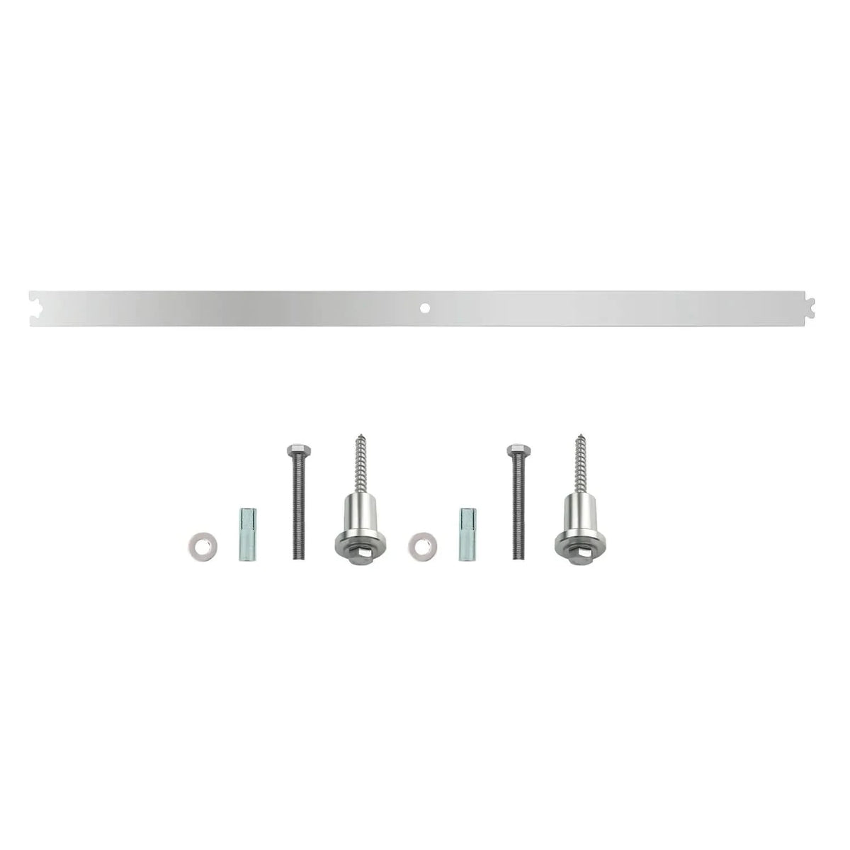 Intersteel tussenrail 90 cm RVS geborsteld – vooraanzicht