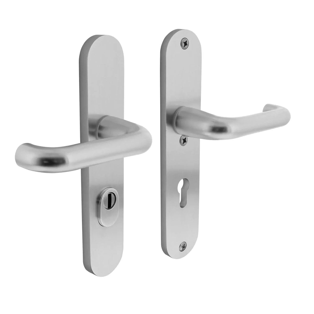 Intersteel veiligheidsbeslag kruk/kruk SKG*** aluminium F1 PC72 – vooraanzicht