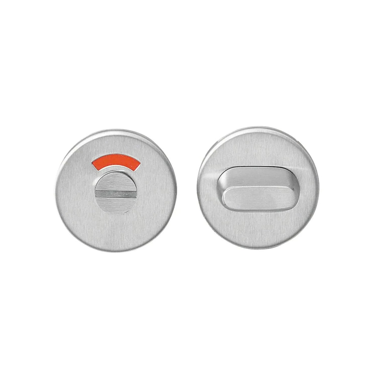 Intersteel WC-sluiting 8mm rond plat verdekt RVS – vooraanzicht