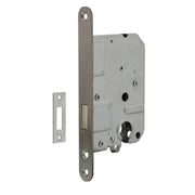 Intersteel woningbouw cilinder kastslot 55 mm rvs geborsteld vooraanzicht