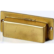 Jolie Brute raamgreep 92 mm antiek goud vooraanzicht