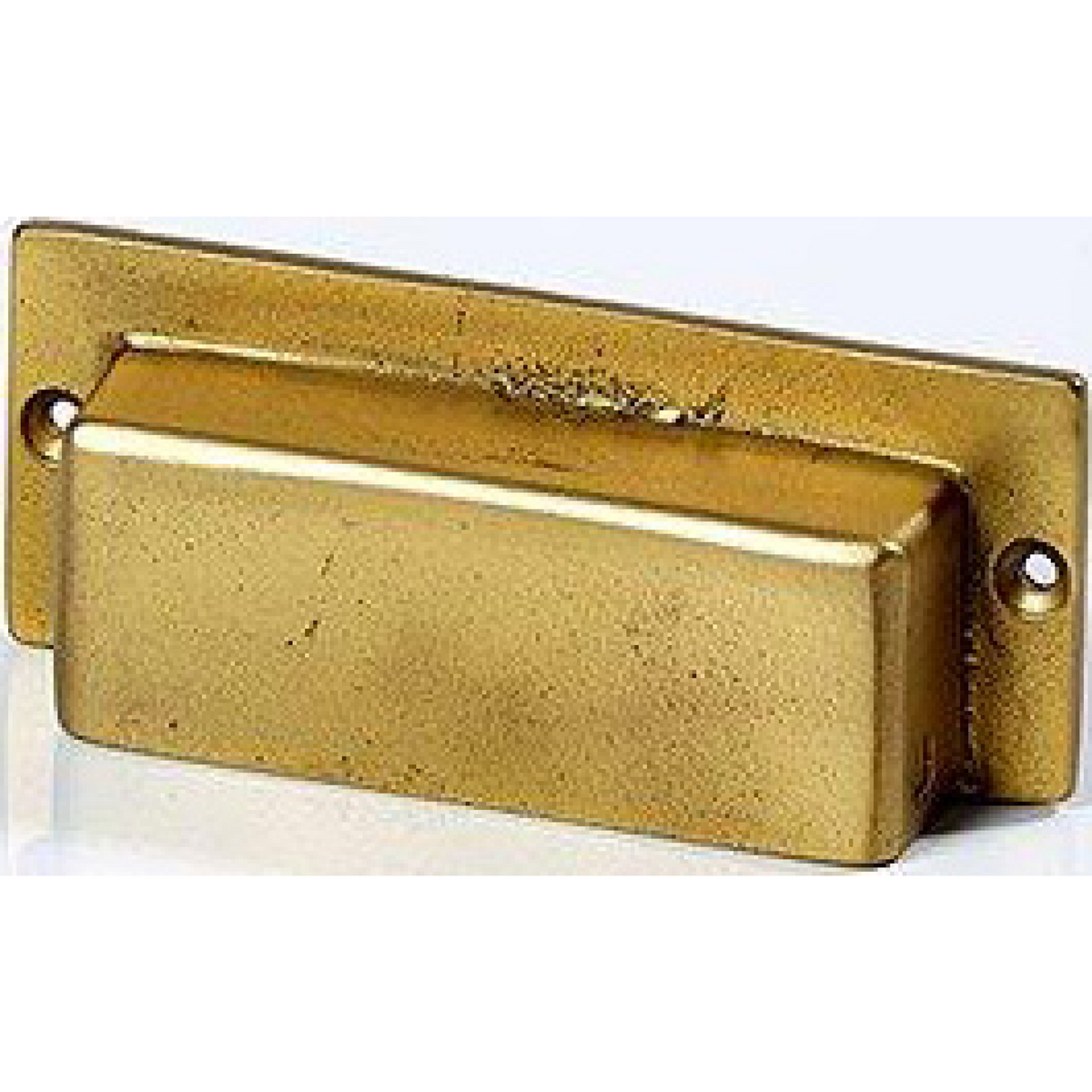 Jolie Brute raamgreep 92 mm antiek goud vooraanzicht