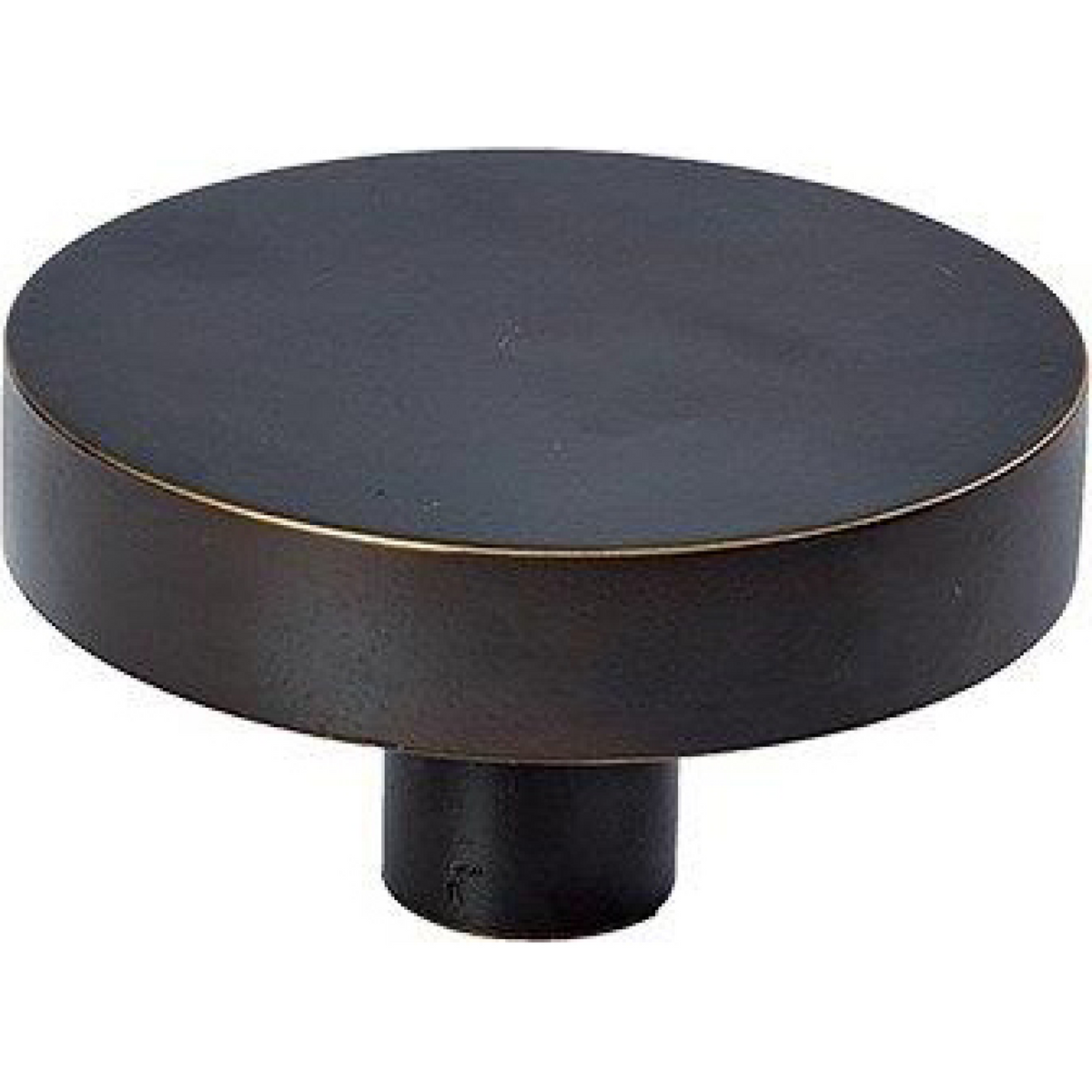 Jolie Lune voordeurknop 120 mm antiek brons – vooraanzicht