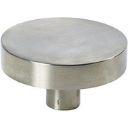 Jolie Lune voordeurknop 120 mm oud zilver – vooraanzicht