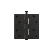 Intersteel kogellagerscharnier 89x89 mm rechte hoek mat zwart - vooraanzicht