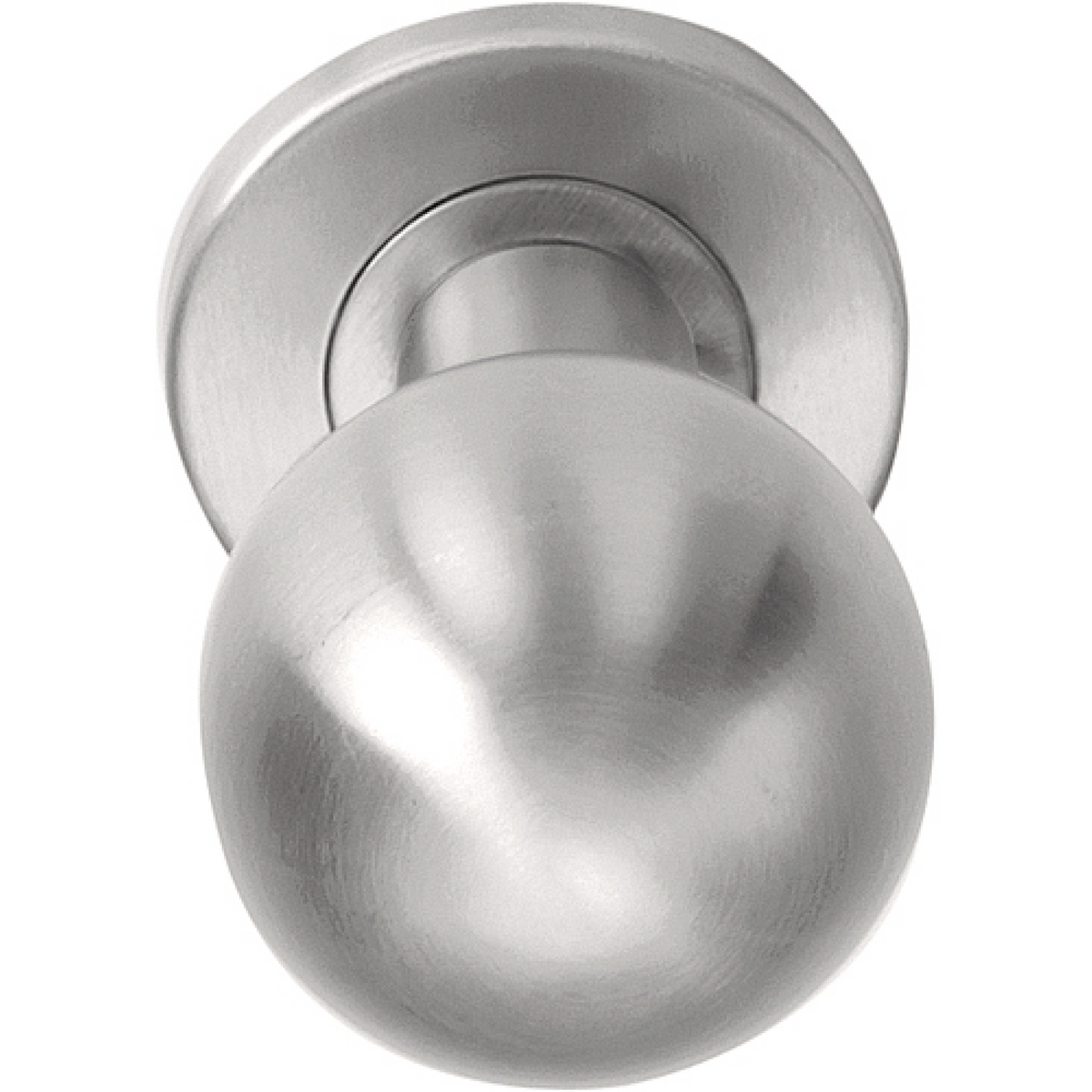 Formani BASIC LB501D voordeurknop RVS – vooraanzicht