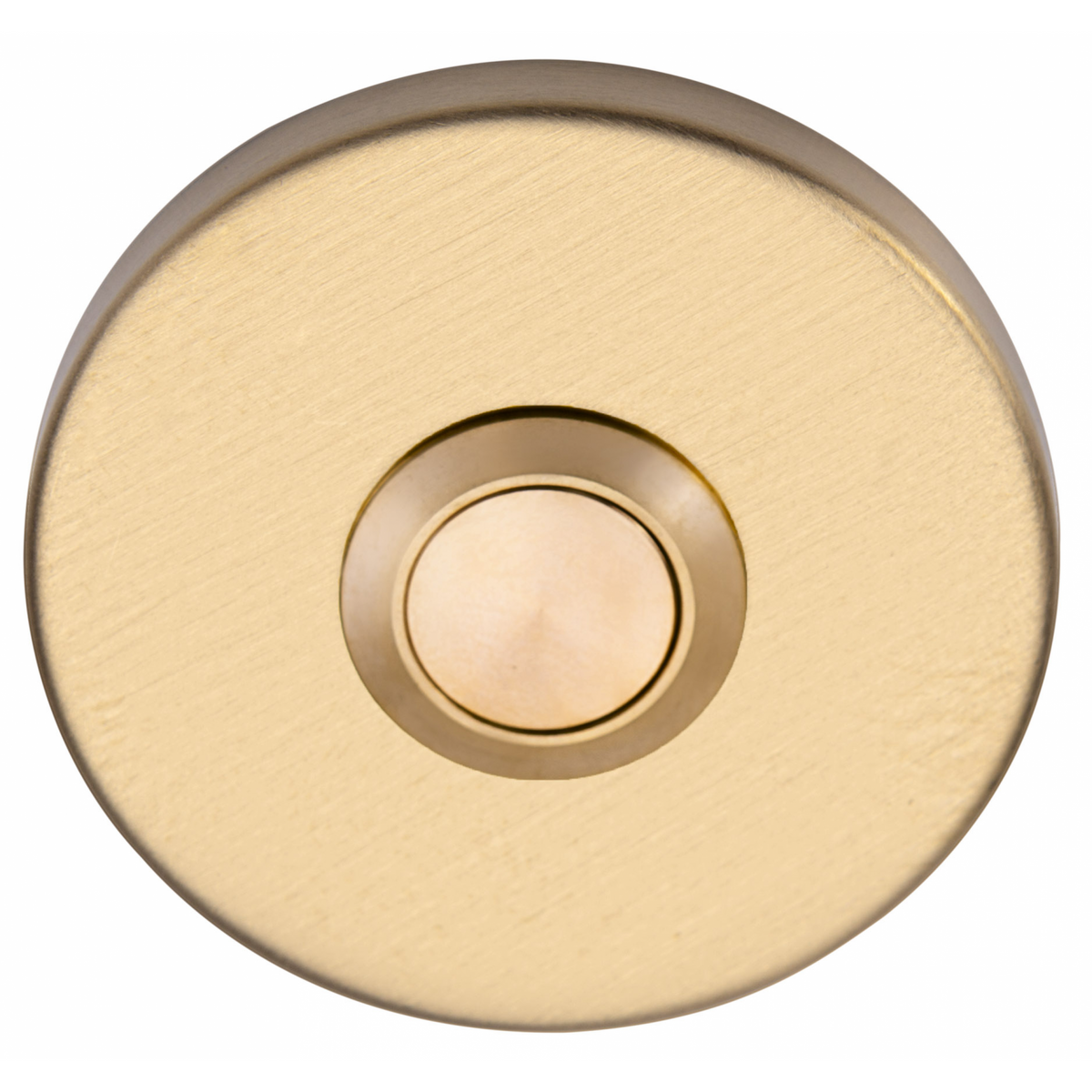 Formani BASICS LB50 deurbel rond PVD goud vooraanzicht