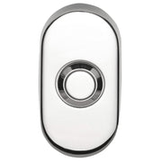 Formani Basics LB51 deurbel ovaal gepolijst RVS vooraanzicht