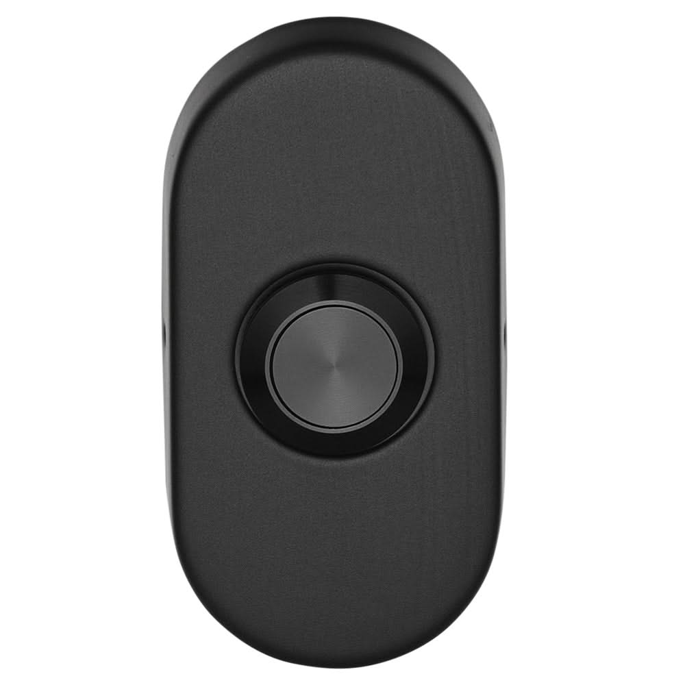 Formani Basics LB51 deurbel ovaal zwart vooraanzicht