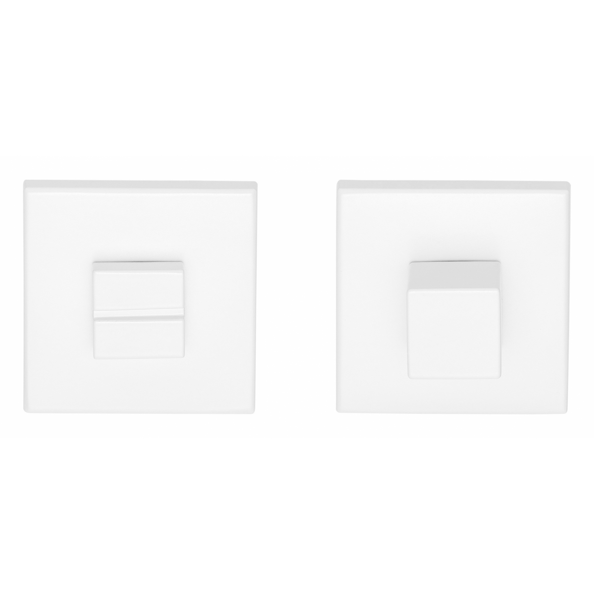 Formani toiletgarnituur wit – SQUARE LSQWC50 (vooraanzicht)