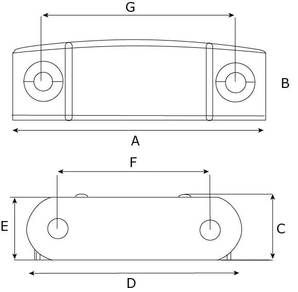 Dulimex DX magneetsnapper – technische tekening