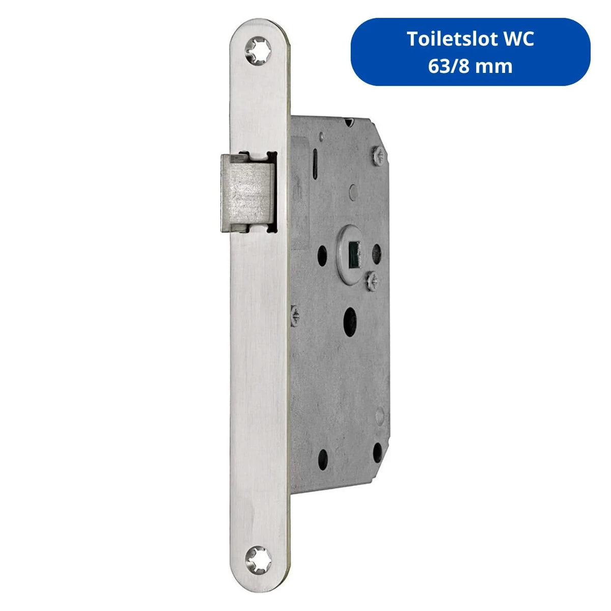 Artitec Mi Satori Toiletslot WC 63/8 mm Mat nikkel ongelakt vooraanzicht