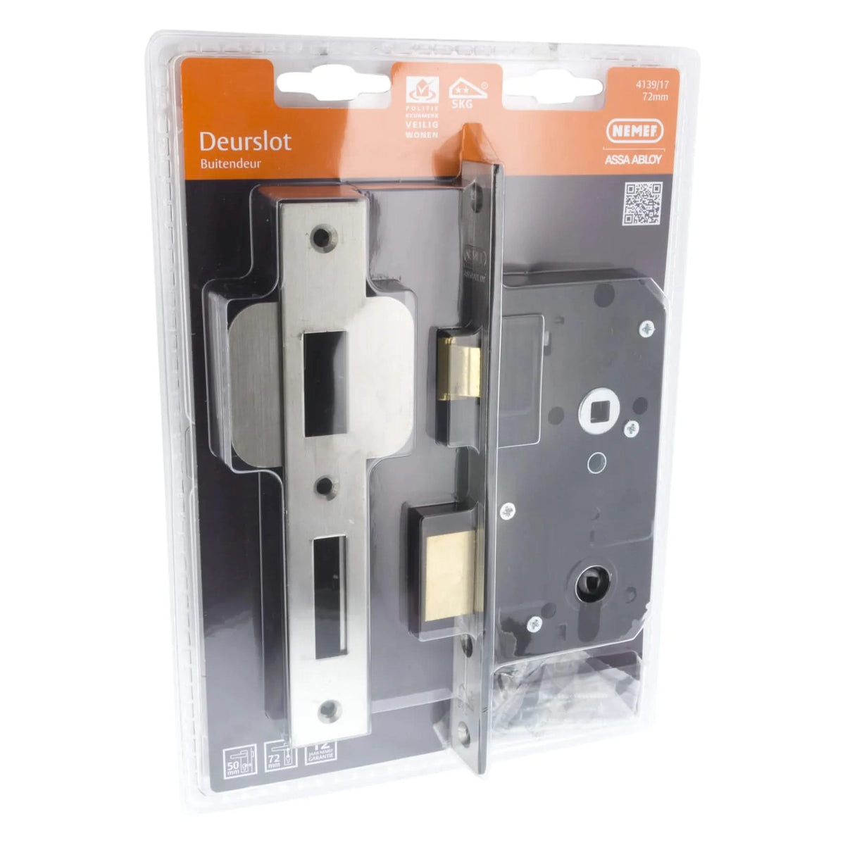 Nemef veiligheidsslot 4139/17 PC72 productfoto