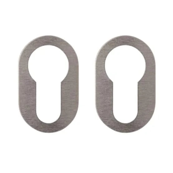 Nuda cilinderplaatjes 26×42 mm satijn chroom – vooraanzicht