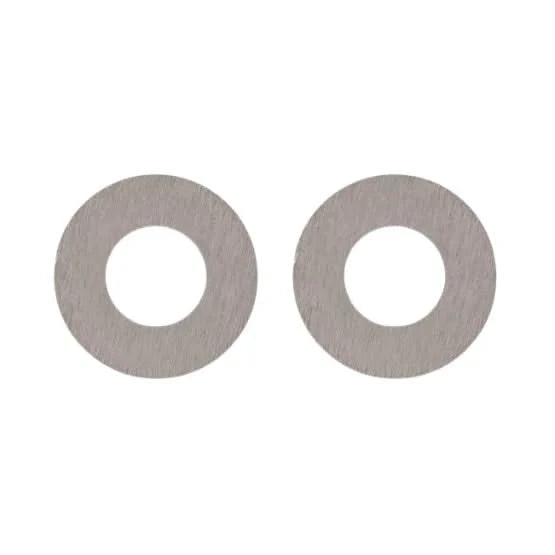 Nuda krukrozet 30mm satijn chroom – vooraanzicht