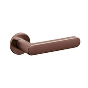Olivari deurkruk Link brons mat titaan PVD vooraanzicht