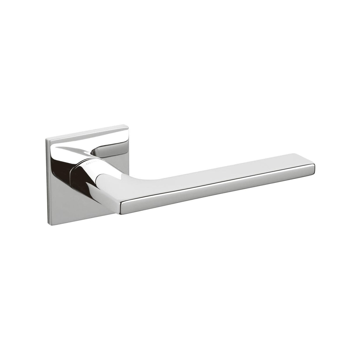 Olivari deurkruk Lotus Q chroom vooraanzicht