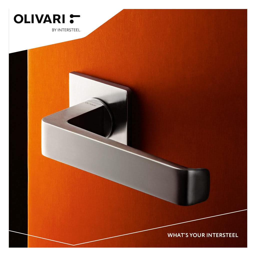 Olivari Milano Q RVS mat titaan PVD detail zijkant