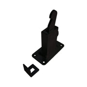 Dulimex DX deurvastzetter Heavy Duty wandmodel zwart - vooraanzicht