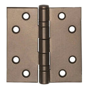 FORMANI Basics LBS7676 kogellagerscharnier brons 76x76 mm met rechte hoeken – vooraanzicht