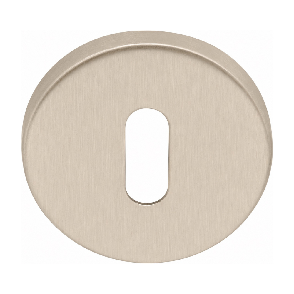 Formani BASICS LBN50 sleutelplaatje rond PVD Champagne vooraanzicht
