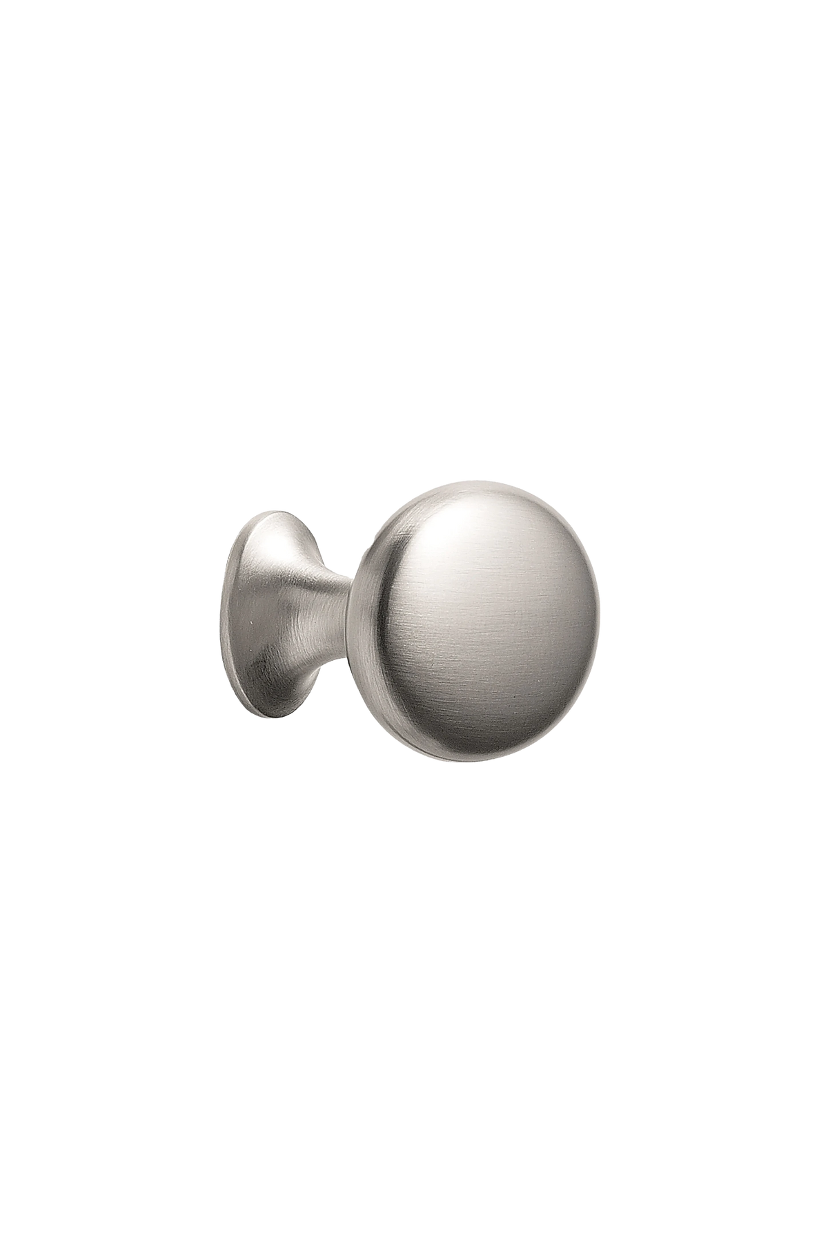 Furnipart meubelknop Ovaal eenvoudig inox look - vooraanzicht