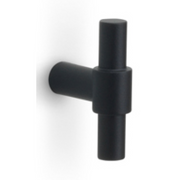 FORMANI Piet Boon ONE PB9 massieve meubelknop 9mm mat zwart – vooraanzicht