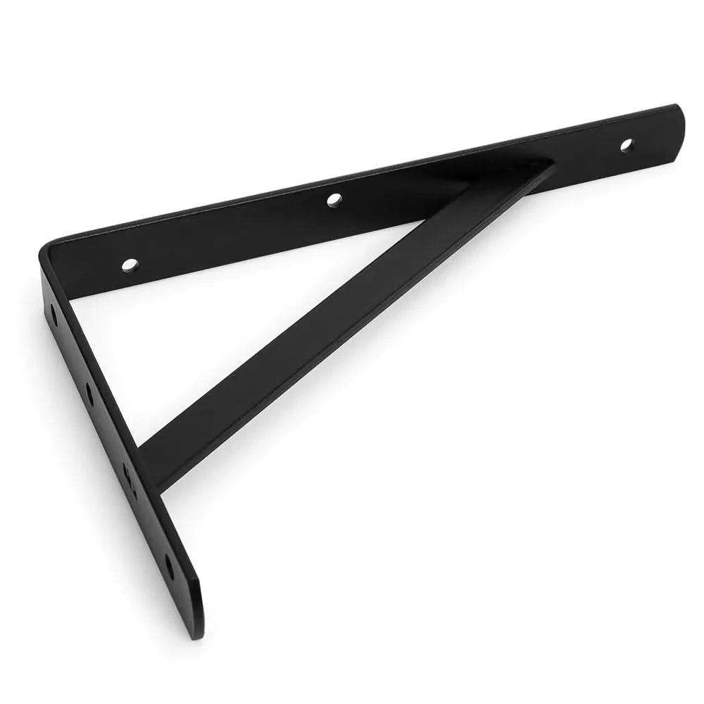 DX plankdrager BEAM met schoor 255x395 mm zwart staal - vooraanzicht