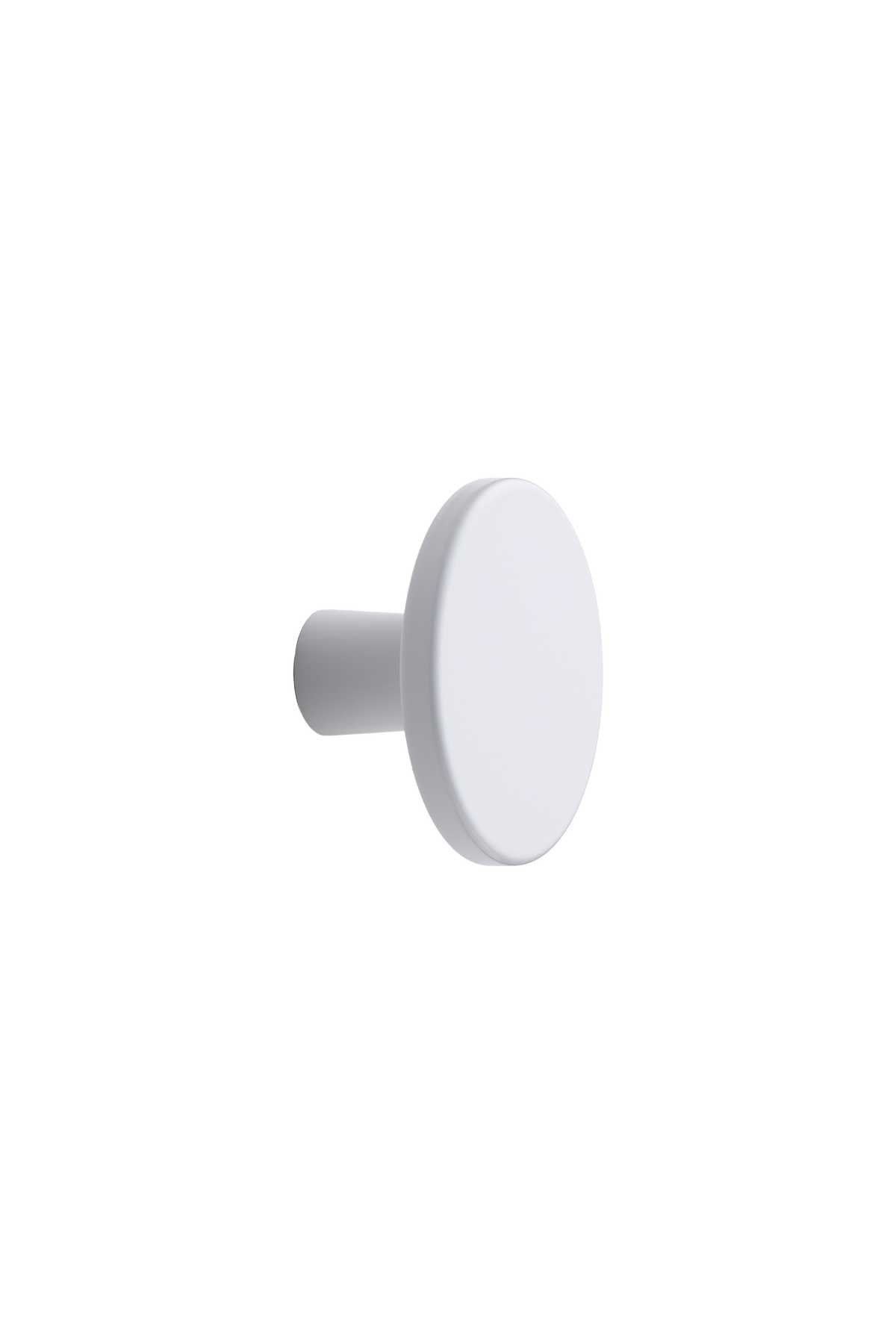 Furnipart Meubelknop Plato mat wit vooraanzicht