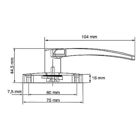 Dulimex DX raamboompje met cilinderslot – detail
