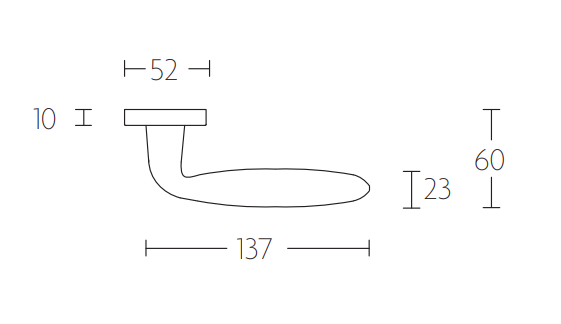 Gatdeel Formani BASICS LB18H ronde rozet Mat Zwart – gemonteerd