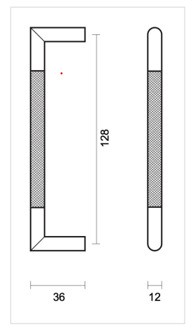 HDD Pro meubelgreep Hashtag zwart productinformatie