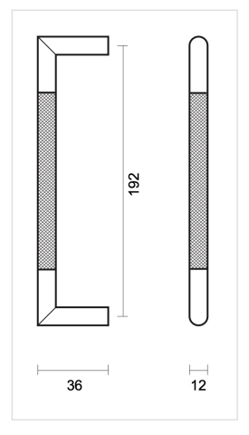 HDD Pro Hashtag kasttrekker – maatvoering 12/192 mm