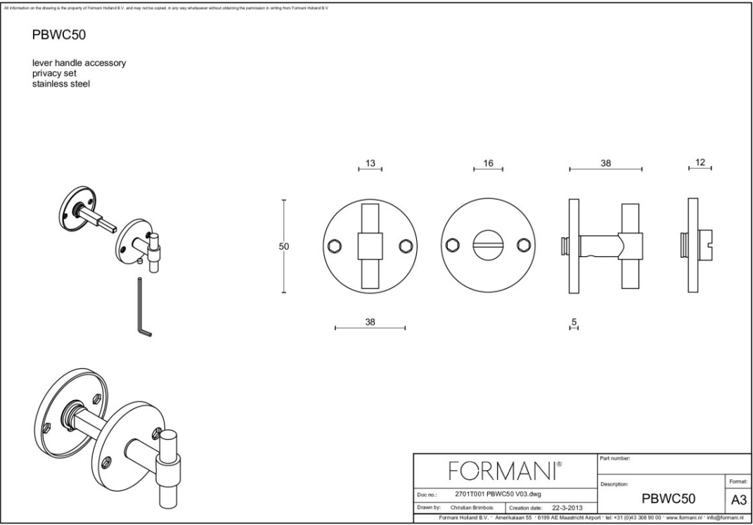 FORMANI toiletgarnituur One PVD mat zwart detail