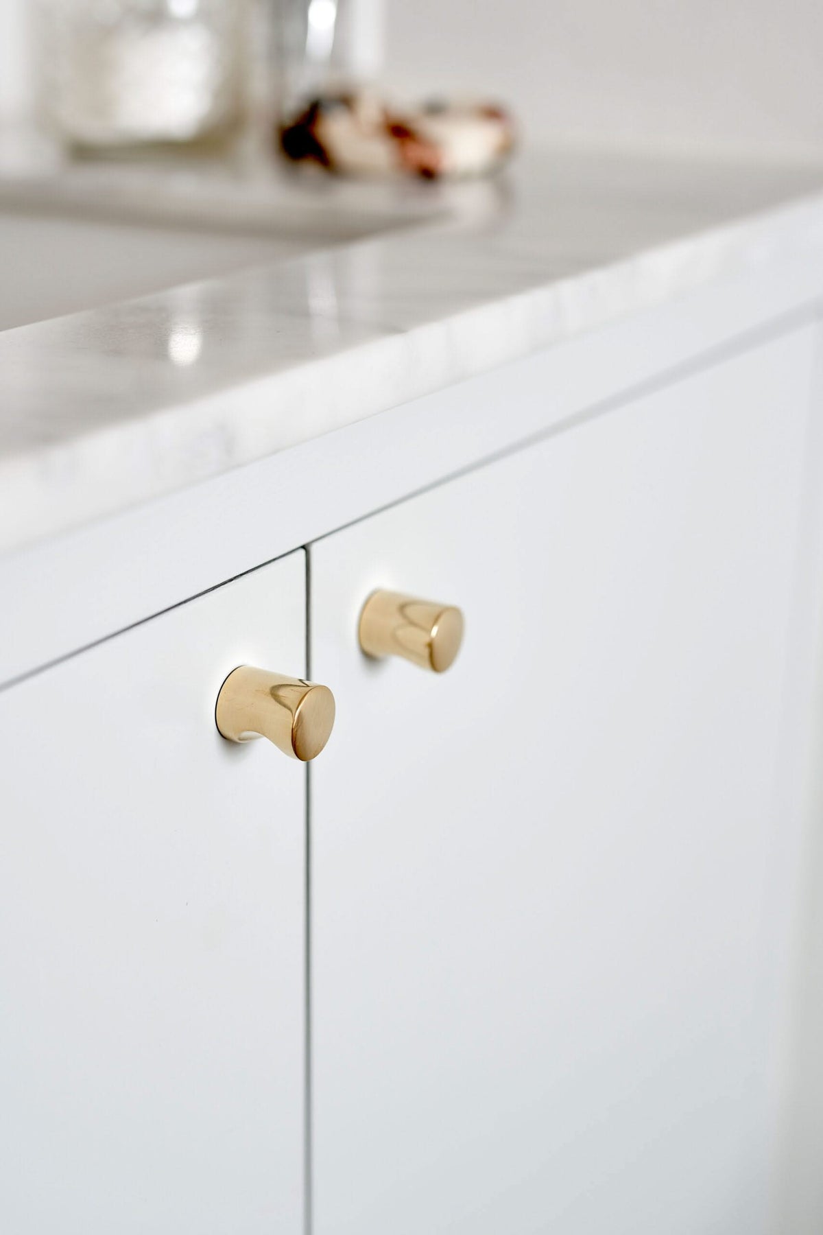Furnipart meubelknop Tuimelaar gepolijst messing - detailfoto