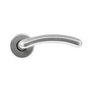 HDD Pro deurkruk Angel inox look vooraanzicht