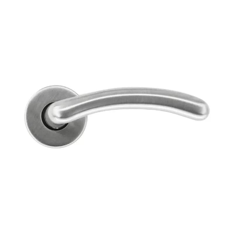 HDD Pro deurkruk Angel inox look vooraanzicht