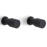 FORMANI ONE PB20 set van 2 haken mat zwart – vooraanzicht
