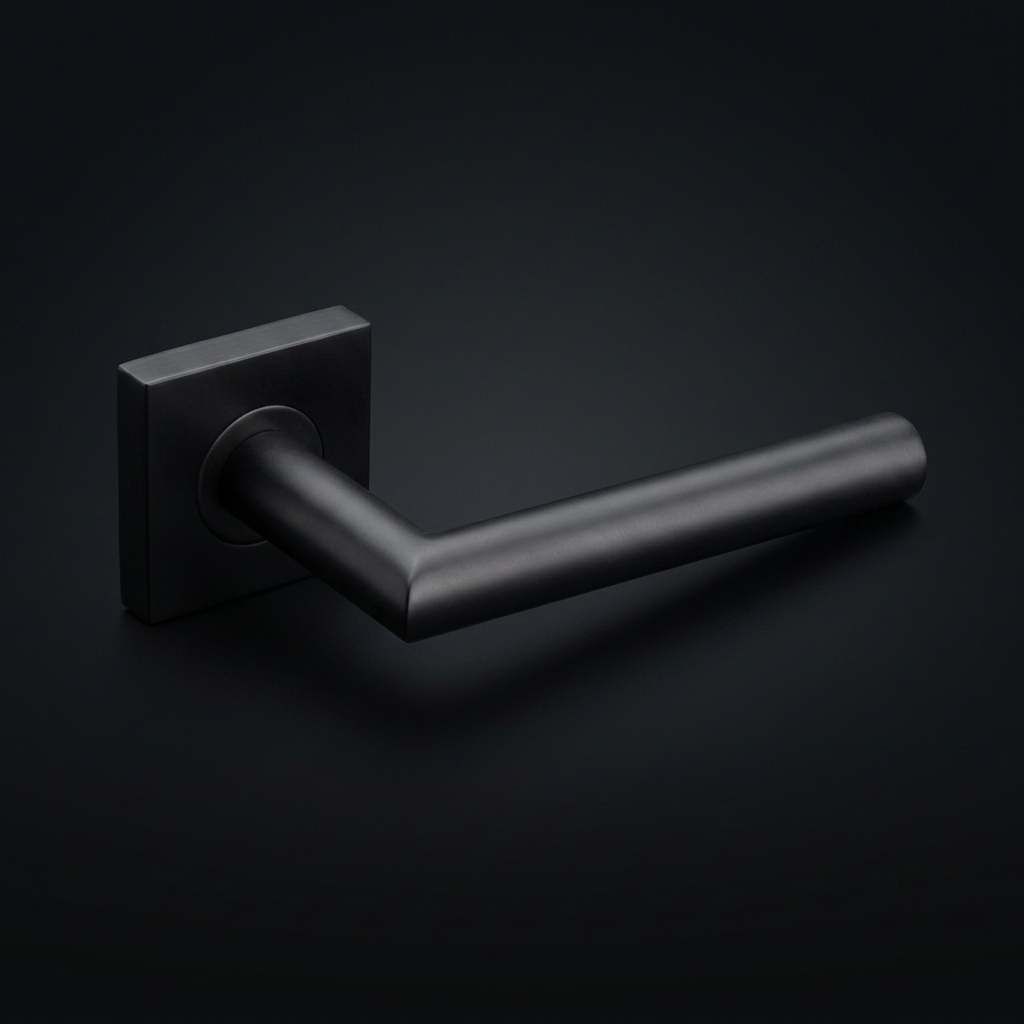 Formani BASIC LB2-19BSQR53 deurkruk in PVD Gunmetal – detailfoto