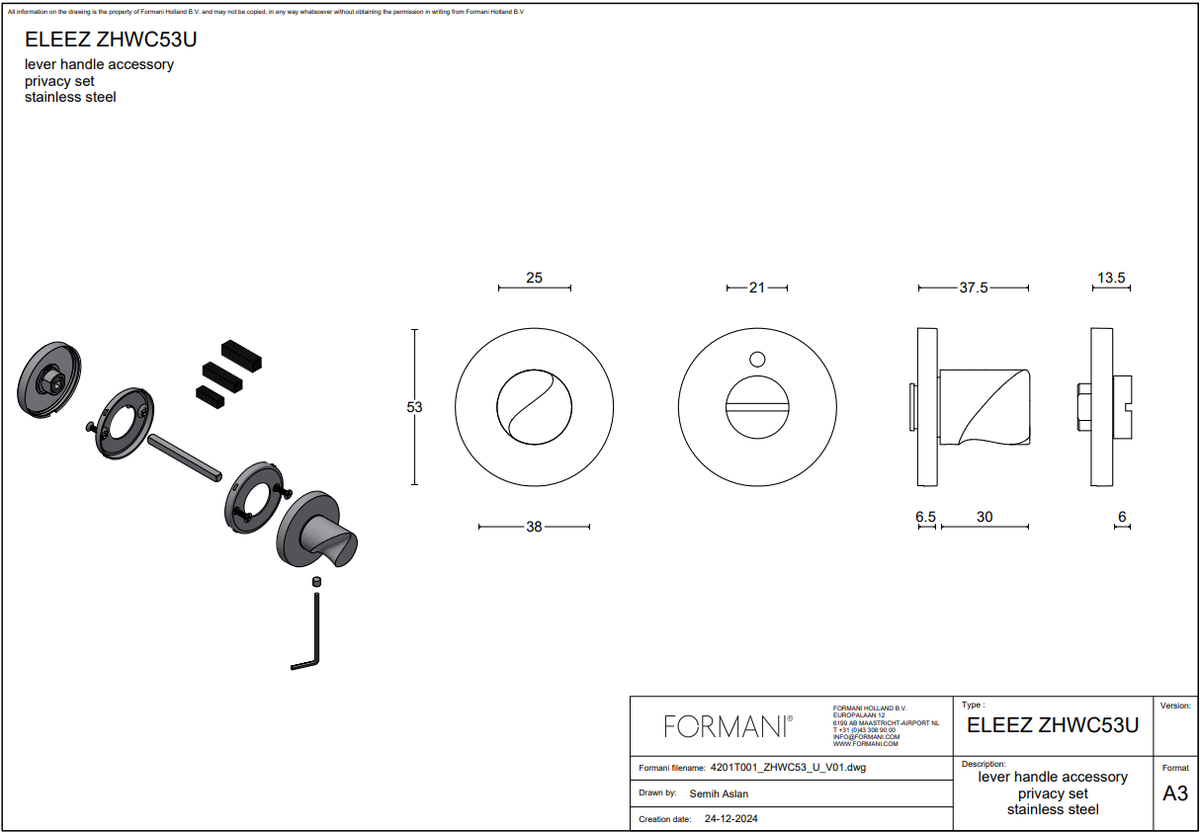 FORMANI toiletgarnituur ELEEZ PVD licht brons – detail