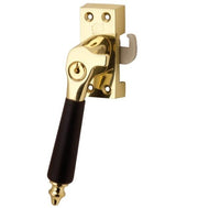 Artitec Mi Satori SKG1 raamsluiting Antique ebben links ongelakt messing vooraanzicht