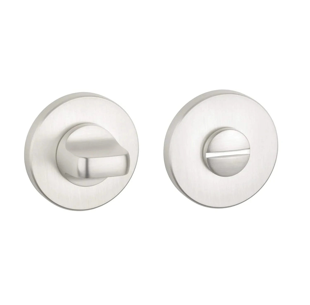 Aprile Comfort WC-sluiting zilver rond vooraanzicht