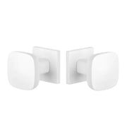 Aprile Querca deurknoppen mat wit – set van twee
