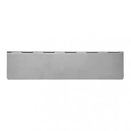 Artitec tochtklep rechthoek RVS mat 329 x 80 mm vooraanzicht