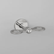 Buster + Punch Cast zeepdispenser dubbel Steel vooraanzicht