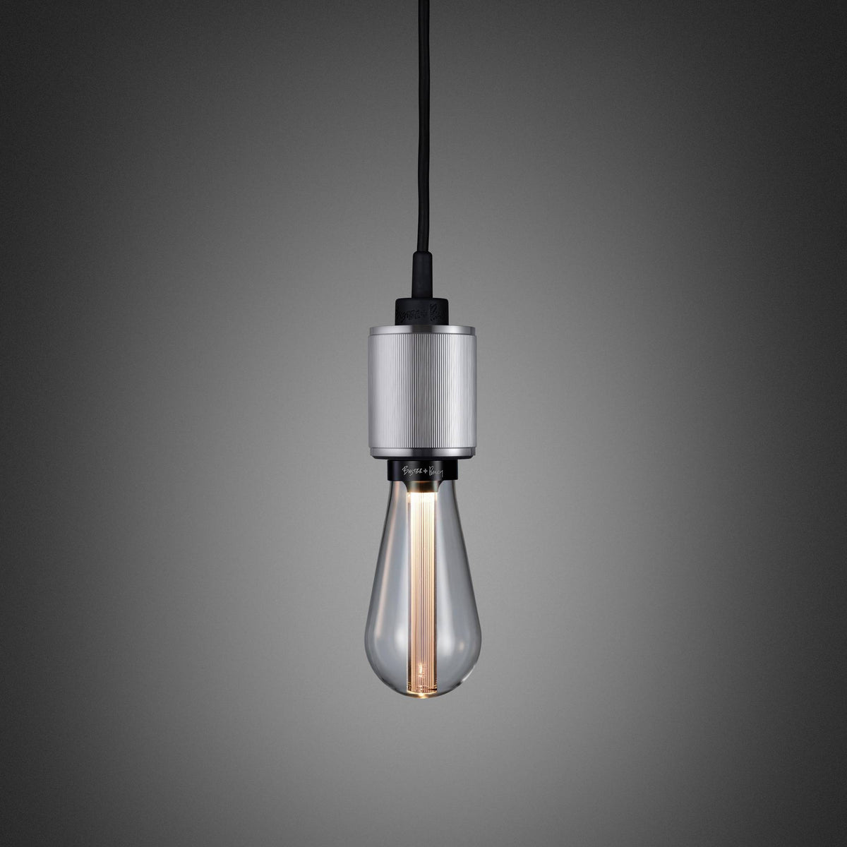 Buster + Punch Heavy Metal Linear hanglamp Steel - vooraanzicht