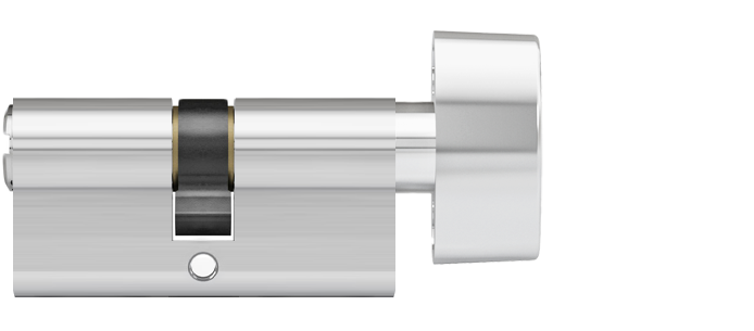 DOM Plura SKG2 profielcilinder op maat 30/30 mm met knop K1